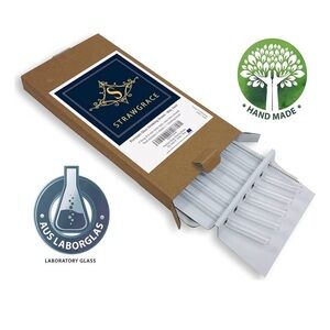 Strawgrace Premium Glass Drinking Straws